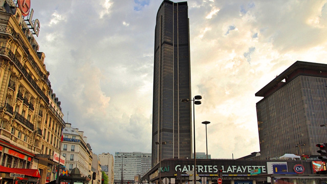 蒙帕纳斯大楼(montparnasse tower),又称蒙巴纳斯高楼,建于1972年,共