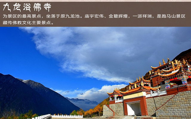 康定跑马山风景区门票1张