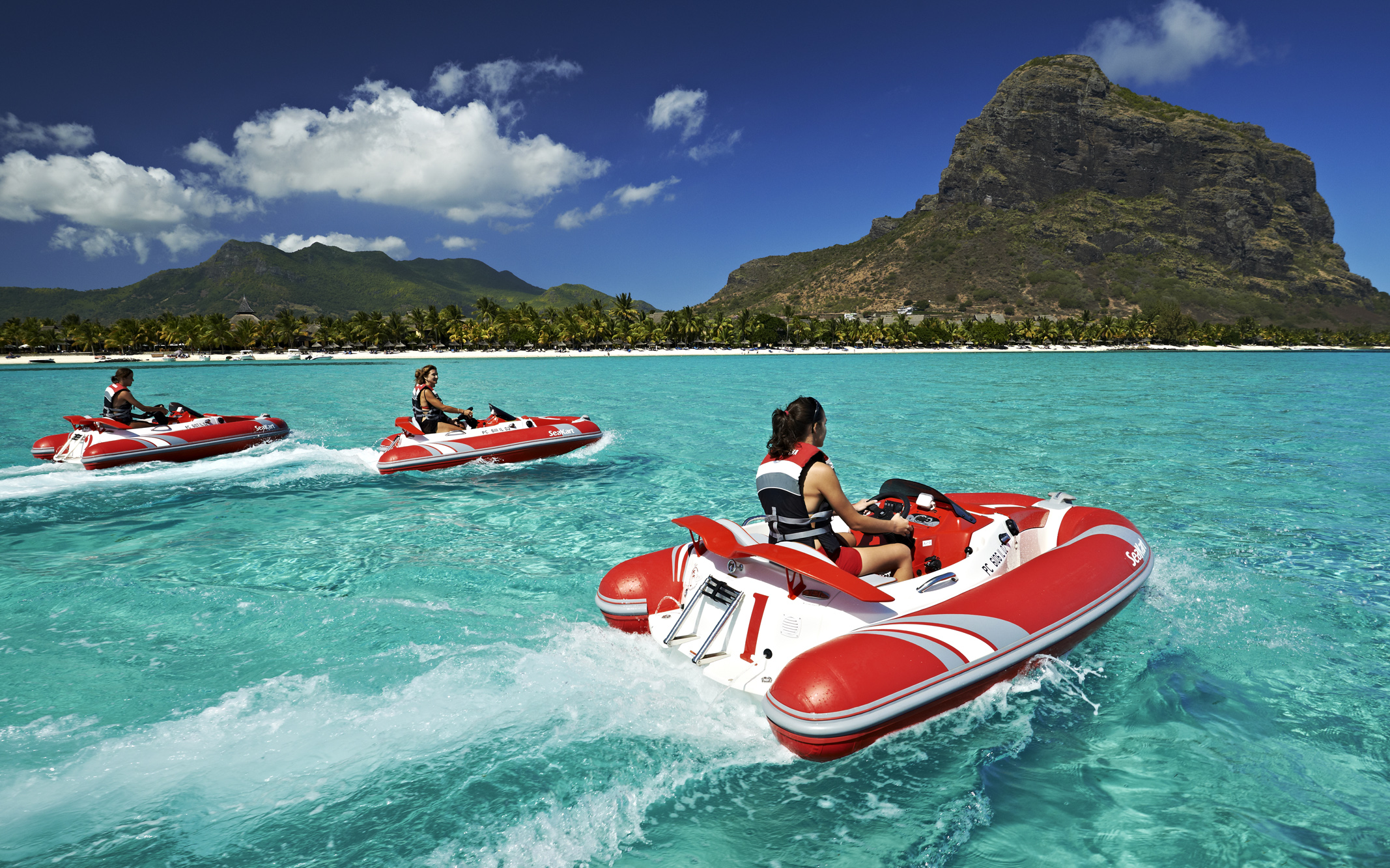 毛里求斯 卡丁船驾驶体验