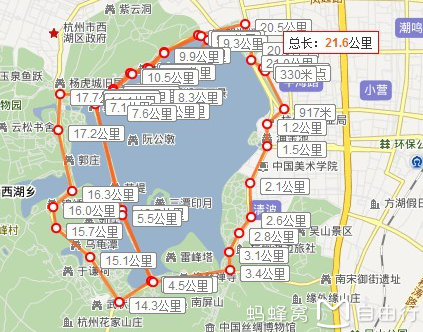杭州西湖,无疑是骑行者们最为轻松愉快的路线,不光风光秀美,还全程免