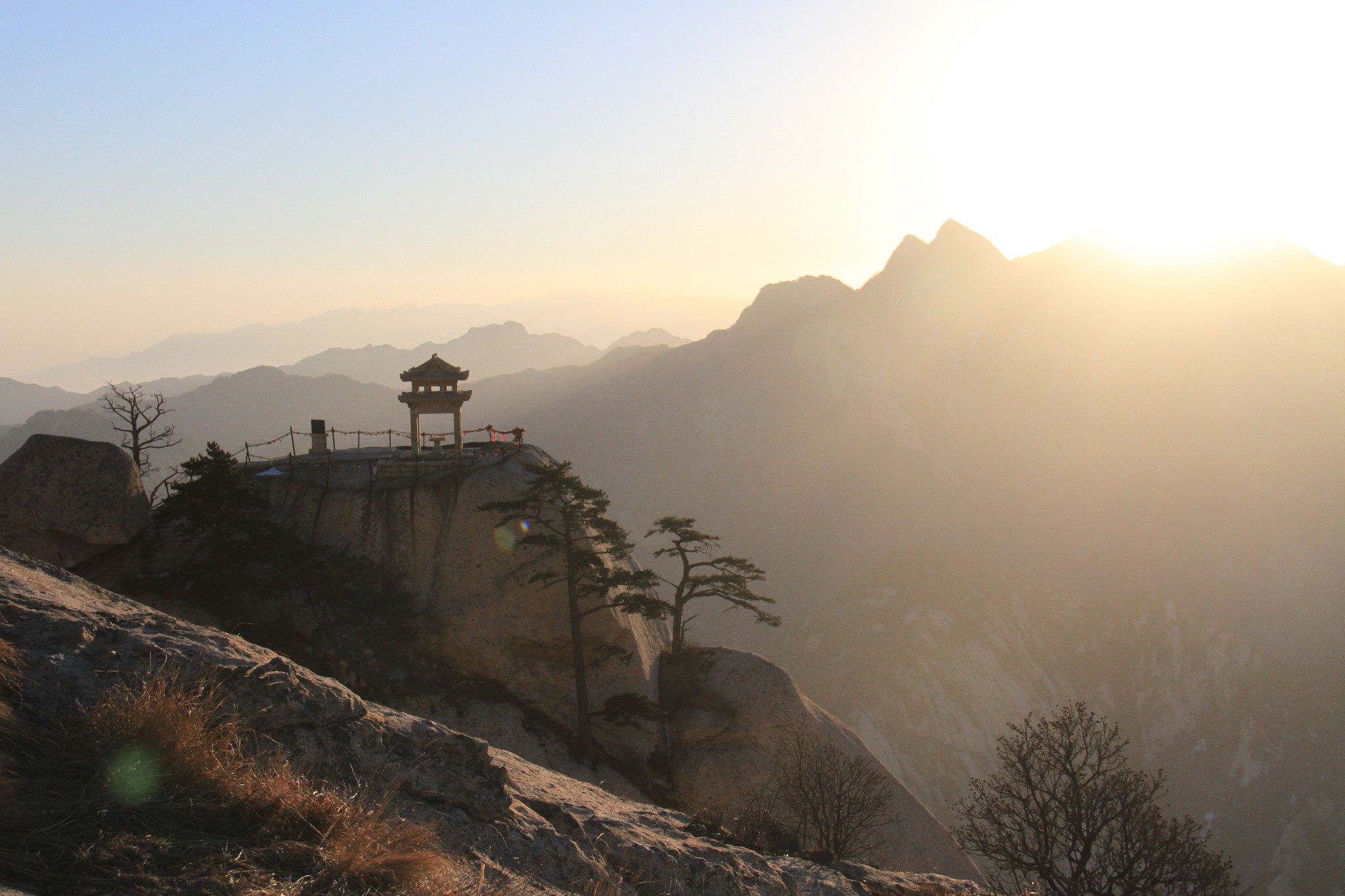 再擁華山: 只為領略寒冬水墨奇險之美(二),華山旅遊攻略 - 馬蜂窩