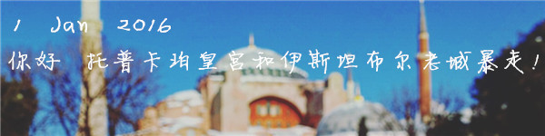 1 Jan 2016 你好 托普卡珀皇宫和伊斯坦布尔老城暴走! 1 Jan 2016 你好 托普卡珀皇宫和伊斯坦布尔老城暴走!